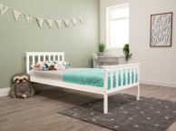 Flair Furnishings Larysa 3ft Single White Wooden Bed Frame Thumbnail