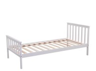 Flair Furnishings Larysa 3ft Single White Wooden Bed Frame Thumbnail