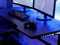 Flair Furnishings Power B LED Gaming Desk Thumbnail