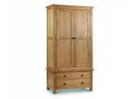 Julian Bowen Marlborough American Oak 2 Door 2 Drawer Combination Wardrobe Thumbnail
