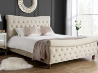 Birlea Copenhagen 5ft Kingsize Warm Stone Fabric Bed Frame Thumbnail