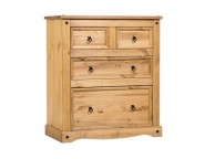 Core Corona Pine 2 + 2  Drawer Chest Thumbnail