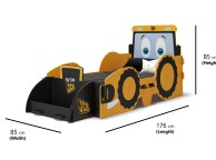 Kidsaw JCB Digger Junior Size Bed Frame Thumbnail