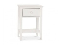 Bentley Designs Ashby White 1 Drawer Bedside Thumbnail