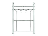 Bentley Designs Krystal 3ft Single Antique Nickel Finish Metal Headboard Thumbnail