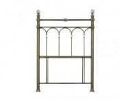 Bentley Designs Krystal 3ft Single Antique Brass Finish Metal Headboard Thumbnail