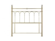 Bentley Designs Krystal 5ft Kingsize Champagne Brass Finish Metal Headboard Thumbnail