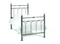 Bentley Designs Krystal 3ft Single Antique Nickel Metal Bed Frame Thumbnail