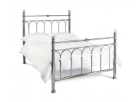 Bentley Designs Krystal 5ft Kingsize Antique Nickel Metal Bed Frame Thumbnail