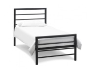 Bentley Designs Urban 3ft Single Matt Black Metal Bed Frame Thumbnail