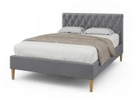 Sleep Design Cosford 4ft6 Double Grey Fabric Bed Frame Thumbnail