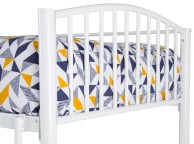Serene Oslo Triple Sleeper White Metal Bunk Bed Thumbnail