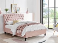 Limelight Rosa 4ft6 Double Pink Fabric Bed Frame Thumbnail