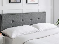 Limelight Florence 4ft6 Double Grey Fabric Bed Frame With Drawers Thumbnail