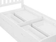Birlea Appleby 3ft Single White Wooden Bed Frame With Drawers Thumbnail