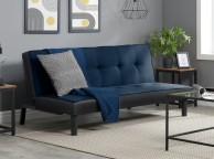 Birlea Aurora Midnight Blue Velvet Fabric Sofa Bed Thumbnail