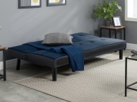 Birlea Aurora Midnight Blue Velvet Fabric Sofa Bed Thumbnail