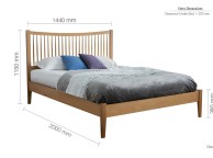 Birlea Berwick 4ft6 Double Oak Wooden Bed Frame Thumbnail