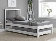 Birlea Buxton 3ft Single Wooden Guest Bed In White Thumbnail