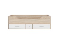 Birlea Camden 3ft Single White And Oak Finish Cabin Bed Thumbnail