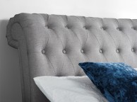 Birlea Castello 4ft6 Double Grey Fabric Bed Frame Thumbnail