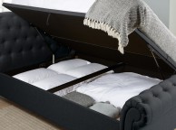 Birlea Castello 4ft6 Double Charcoal Fabric Ottoman Bed Frame Thumbnail
