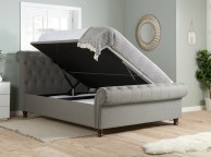 Birlea Castello 4ft6 Double Grey Fabric Ottoman Bed Frame Thumbnail