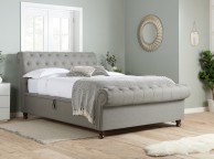 Birlea Castello 5ft Kingsize Grey Fabric Ottoman Bed Frame Thumbnail