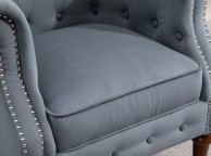 Birlea Freya Chair In Grey Fabric Thumbnail