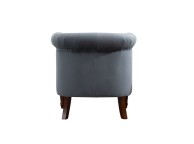 Birlea Freya Chair In Grey Fabric Thumbnail