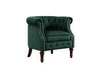 Birlea Freya Chair In Green Fabric Thumbnail