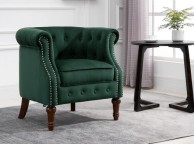 Birlea Freya Chair In Green Fabric Thumbnail