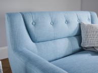 Birlea Lambeth 2 Seater Sofa In Duck Egg Blue Fabric Thumbnail