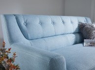 Birlea Lambeth 3 Seater Sofa In Duck Egg Blue Fabric Thumbnail