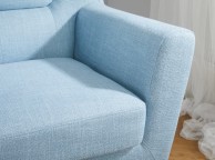 Birlea Lambeth Armchair In Duck Egg Blue Fabric Thumbnail