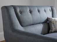 Birlea Lambeth 2 Seater Sofa In Grey Fabric Thumbnail