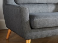 Birlea Lambeth 3 Seater Sofa In Grey Fabric Thumbnail