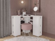 Birlea Olivia White Corner Dressing Table Thumbnail