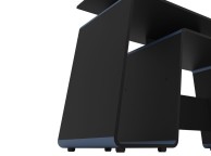 Birlea Onyx Black And Blue Gaming Desk Thumbnail