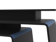 Birlea Onyx Black And Blue Gaming Desk Thumbnail