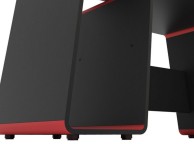 Birlea Onyx Black And Red Gaming Desk Thumbnail