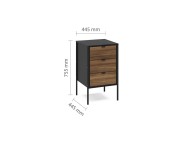 Birlea Opus 3 Drawer Storage Unit Thumbnail