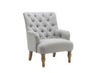 Birlea Padstow Chair In Grey Fabric Thumbnail
