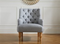 Birlea Padstow Chair In Grey Fabric Thumbnail