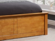 Birlea Phoenix 4ft6 Double Ottoman Lift Wooden Bed Frame In Oak Thumbnail