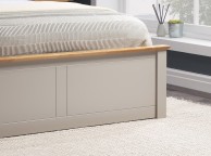 Birlea Phoenix 4ft6 Double Pearl Grey Ottoman Lift Wooden Bed Frame Thumbnail