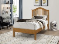 Time Living Chester 3ft Single Oak Finish Wooden Bed Frame Thumbnail