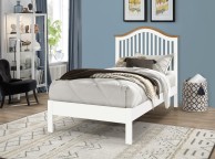 Time Living Chester 3ft Single White Wooden Bed Frame Thumbnail