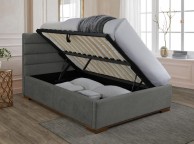 Time Living Mayfair 5ft Kingsize Light Grey Fabric Ottoman Bed Frame Thumbnail