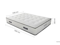 Birlea Sleepsoul Harmony 1000 Pocket And Memory Foam 4ft Small Double Mattress BUNDLE DEAL Thumbnail